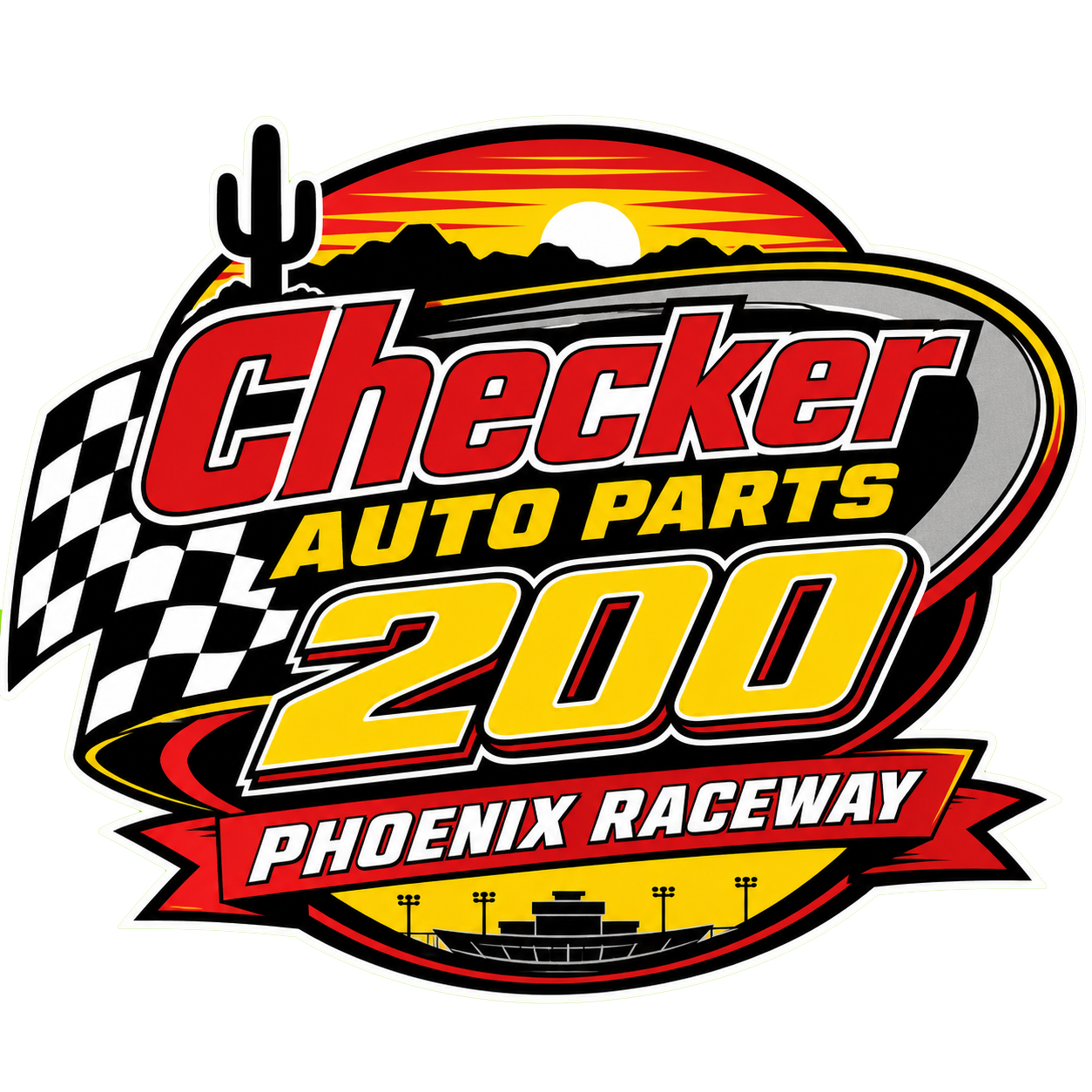Checker Auto Parts 200 logo