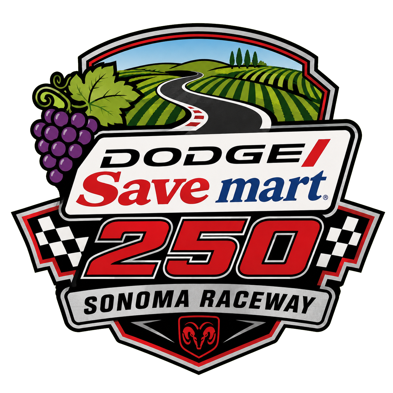 Dodge/Savemart 250 logo